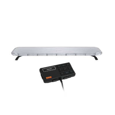 Barra de luces LED de 46" Rojo/Azul   De 132 LEDs  Controlador Incluido  Ideal para Equipar Unidades de Seguridad Publica