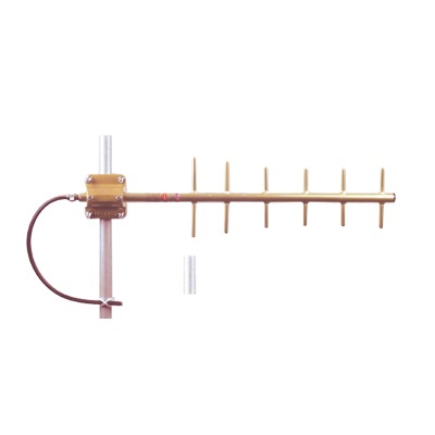 Antena Yagui de 6 Elementos  Frec. 406-430 MHz  10.2 dB