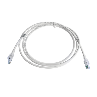 Patch Cord Z-MAX Cat6A S/FTP  CM/LS0H  7ft  Color Blanco