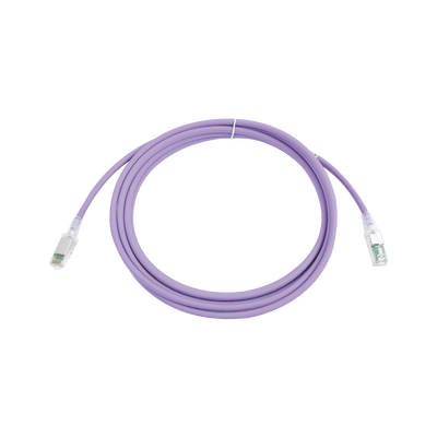 Patch Cord Z-MAX Cat6A S/FTP  CM/LS0H  10ft  Color Violeta