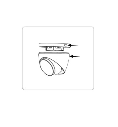 DAHUA IPC-HDW5241TMN-ASE-0280B - Cámara IP Domo Resolución de 2 MP/ Lente 2.8 mm/ ? 106°/ IR 50 mts/ IA WizMind/ Detección Facial/ Protección Perimetral/ Conteo de Personas/ Starlight/ PoE/ WDR/ H.265/ IP67/ Micrófono/