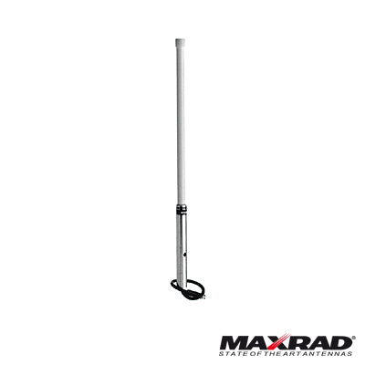 Antena base  fibra de vidrio  rango de frecuencia 156 - 162 MHz