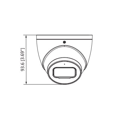 DAHUA IPC-HDW5241TMN-ASE-0280B - Cámara IP Domo Resolución de 2 MP/ Lente 2.8 mm/ ? 106°/ IR 50 mts/ IA WizMind/ Detección Facial/ Protección Perimetral/ Conteo de Personas/ Starlight/ PoE/ WDR/ H.265/ IP67/ Micrófono/