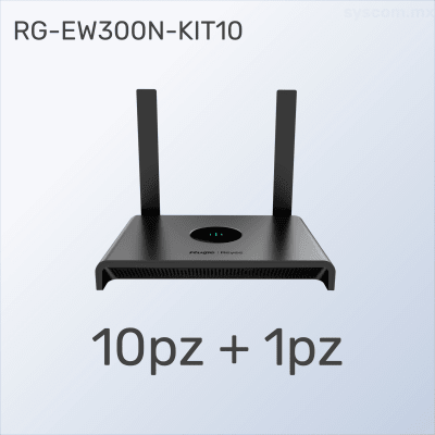 KIT BUEN FIN Router RG-EW300N  11 Piezas al Precio de 10