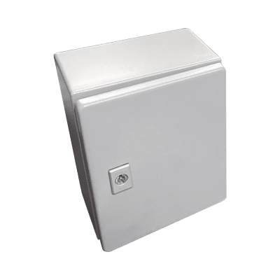 Gabinete de Acero  Nema 4 -IP 66 de 50 x 50 x 30 cm con Platina y certificado UL.