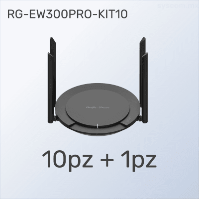 KIT BUEN FIN Router RG-EW300PRO  11 Piezas al Precio de 10