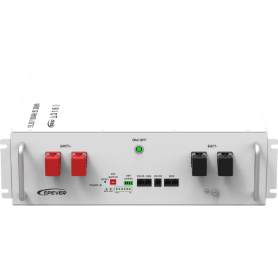Batería de Litio LiFePO4 51.2Vcc  5.12Kwh  Rack 4UR para Montaje en Rack