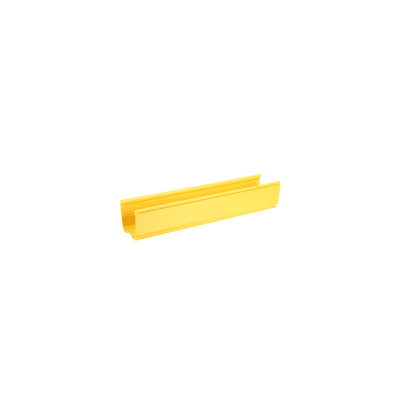 Canaleta FiberRunner™ 4X4  de PVC Rígido  Color Amarillo  3 m de Largo