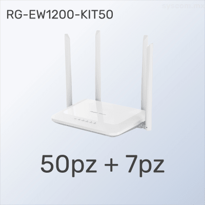 KIT BUEN FIN Router RG-EW1200  57 Piezas al Precio de 50