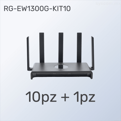 KIT BUEN FIN Router RG-EW1300G  11 Piezas al Precio de 10