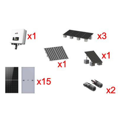 Kit Solar Interconexion  / 9kW  220Vca / Inversor AFORE / Montaje Incluido