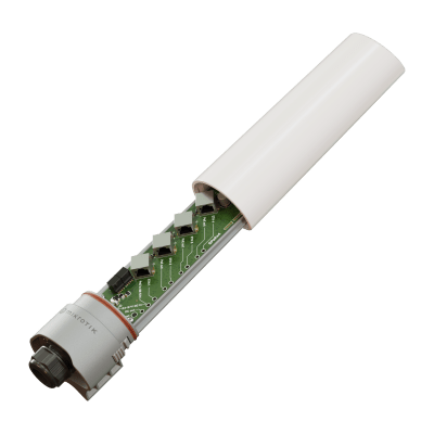 (GPeRx4) Extensor PoE administrable SwOS para exterior/ 4 puertos de salida af/at 90 Wats de consumo total / Puertos Aislados