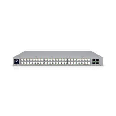 Enterprise Campus 48 PoE  Switch Empresarial Etherlighting™ PoE+++ Capa 3 de 48 Puertos (32 x 10 GbE y 16 x 2.5 GbE) y 4 Puertos SFP28 de 25 G de Alta Disponibilidad