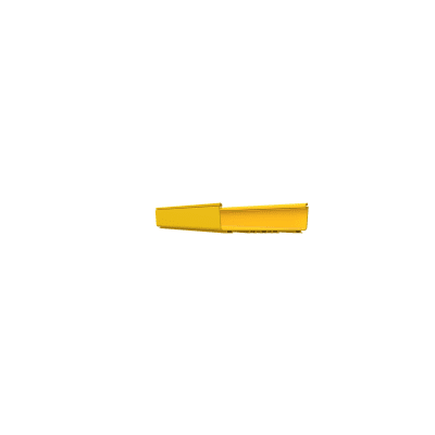 Canaleta FiberRunner™ 12X4  de PVC Rígido  Color Amarillo  3 m. de Largo
