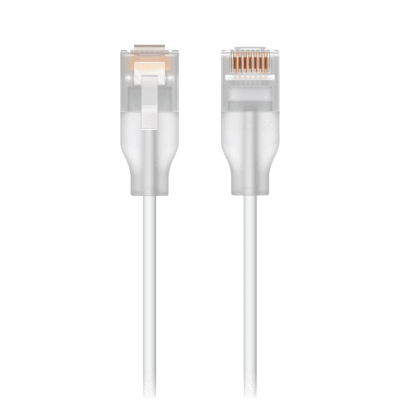 Patchcord UniFi Etherlighting™ de 2m metros  hasta 2.5G / Soporta hasta  POE+++ / Conector RJ45 transparente para mejores efectos de luz con Switches USW PRO MAX