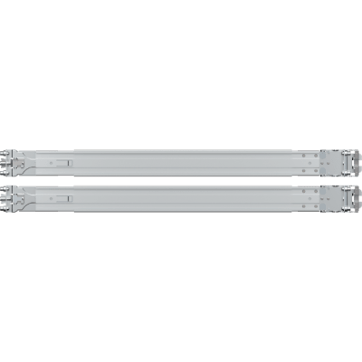 Kit de Rieles para Rack Synology RKS-01 | Compatible con Servidores de Montaje en Rack | Ancho de Pilar =450 mm | Ancho de Panel =480 mm | Profundidad de Montaje 553-834 mm | Orificios Cuadrados =9.5 mm | Orificios Redondos =7.1 mm.
